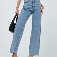 Arlington High Rise Straight Leg Jeans Denim