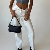Shanelle Straight Leg Jean White