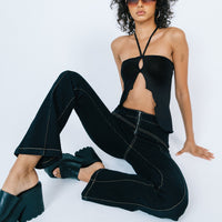 Zia Flare Pants Black