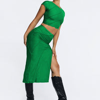 Erika Midi Skirt Green