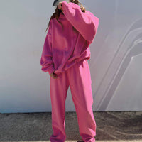 Arya Straight Leg Track Pants Pink