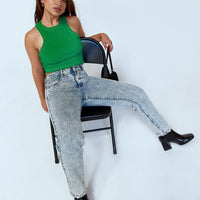 Zaiden Straight Leg Jeans Light Wash Denim