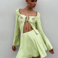 Saleya Mini Skirt Green