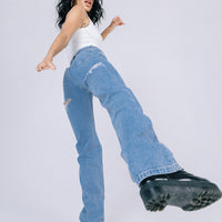 Marian Mid Rise Jeans Denim
