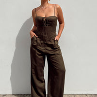 La Quinta Pant Dark Chocolate