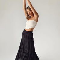 Miriah Maxi Skirt Black