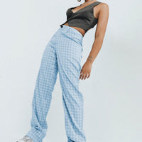 Titius Pants Blue Check