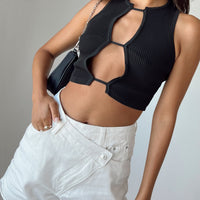 Danisa Denim Shorts White