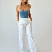 Lista Elastic Pocket Pants White