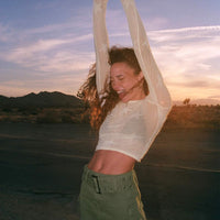 Iconic Cargo Mini Skirt Khaki