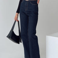 Zephee Wide Leg Jeans Dark Wash