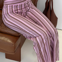 Leocadie Pants Pink Stripe