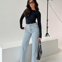 Arlington Straight Leg Denim Jeans Light Wash Petite