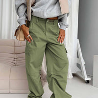 Fallout Mid Rise Cargo Pants Green
