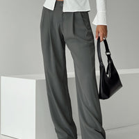 Nikkey Low Rise Pants Slate