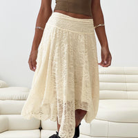 Enslee Midi Skirt Cream