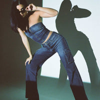 Flaming Straight Leg Jeans Denim