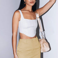 Kiaana Mini Skirt Beige