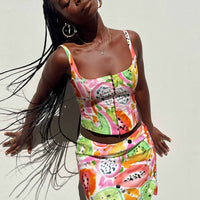 Pinacolada Mini Skirt Multi