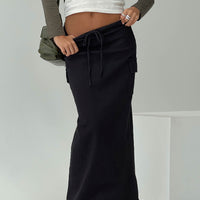 My Girl Maxi Skirt Black