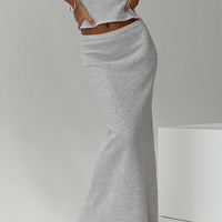 Just Like That Maxi Skirt Grey