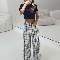 Euros Pants Black/White