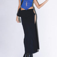 Bobbie Rose Maxi Skirt Black