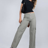 Roy Parachute Pants Grey