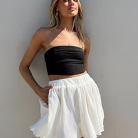 Mathea Plisse Short Ivory