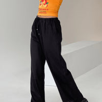 Ogilvie Linen Blend Pants Black