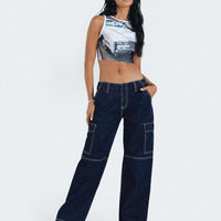 Tatini Low Rise Denim Jean Indigo