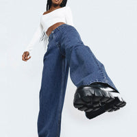 Bakali Wide Leg Jeans Dark Wash