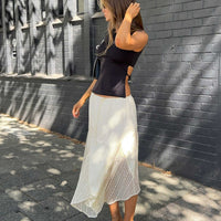 Madame Lace Maxi Skirt Cream