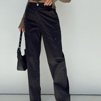 Toscan Cargo Pants Black