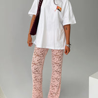 Peru Lace Pants Pink