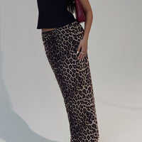 Ergo Maxi Skirt Leopard Tall