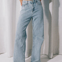 Maple Flare Jean Light Wash Denim