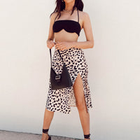 Nia Midi Skirt Beige