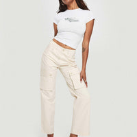 Befort Cargo Pants Beige