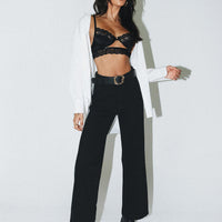 Tari Wide Leg Jeans Black