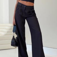 Archie Low Rise Pants Black