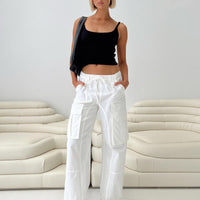 Bilbury Cargo Pants White