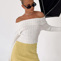 Selby Mini Skirt Lemon