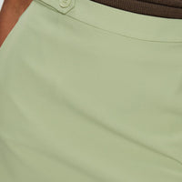 Hosier Twill Mini Skirt Green