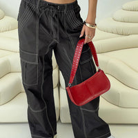 Soria Cargo Pants Black