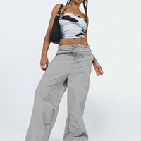 Austin Parachute Pants Grey