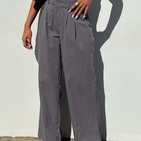 Mertyl Asymmetric Pants Slate
