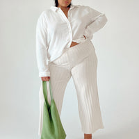 Augustus Pants Cream Curve