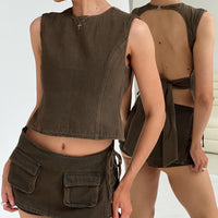 Countryside Skort Petrol