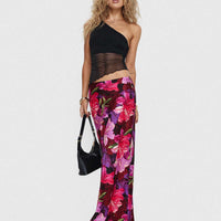 Joder Maxi Skirt Purple Floral
